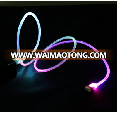 2016 New Style Flashing Glowing LED Light UP Cable In-Ear Wired Hands free Headphone Headset Earbud Earplug