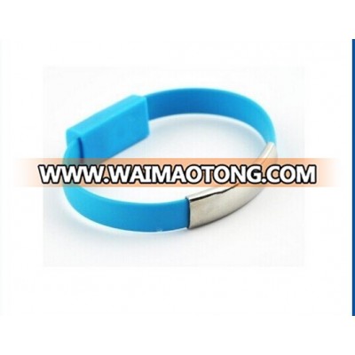 Factory directly selling popular OEM silicone bracelet USB