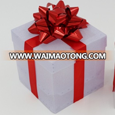 LED Multicolor Christmas wholesale PVC gift box 1 dollar gifts