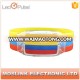 LED PULSE led flashing light country flag silicon wristband motion activated led bracelet for event party