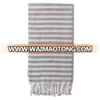 Custom female cotton linen Woven fabric Scarf and sarong